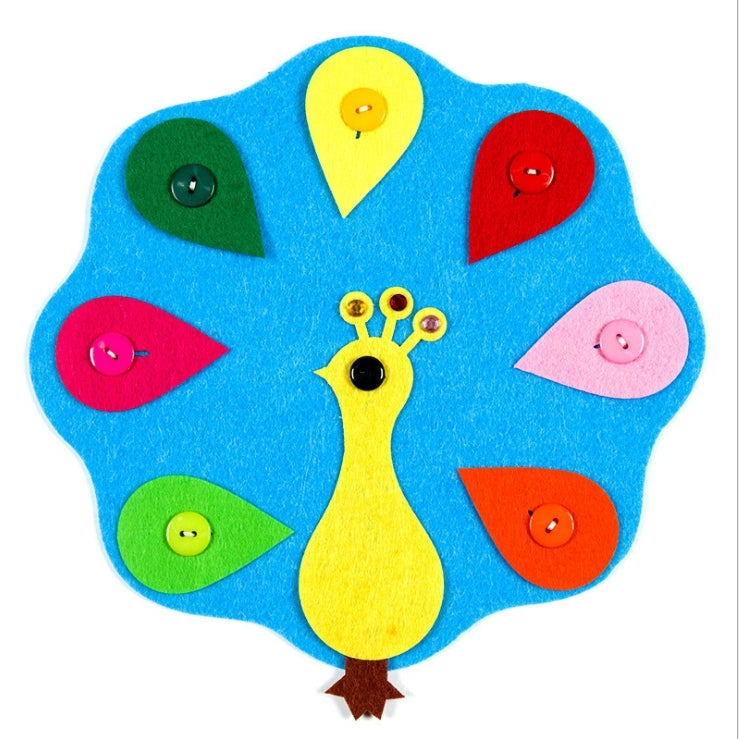 Felt Button/Zipper Activity For Fine Motor Skills