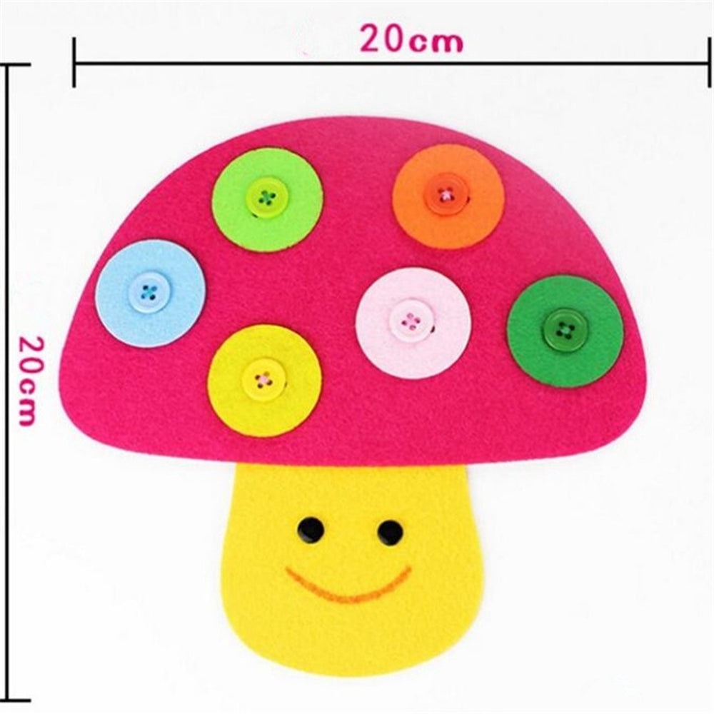 Felt Button/Zipper Activity For Fine Motor Skills