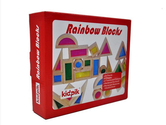 KidPik Rainbow Wooden Blocks