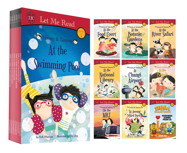 Original Timmy and Tammy Series Books - Level 1-Children Books -  Local Singapore Context