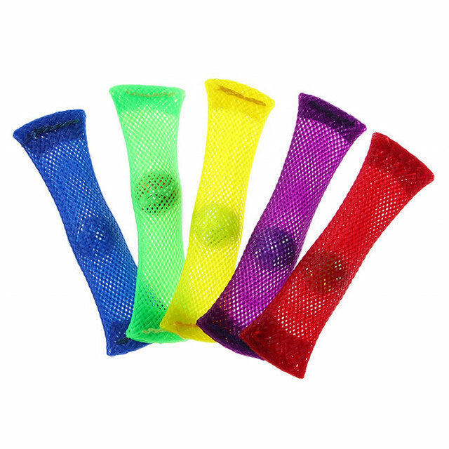 Sensory Marble Mesh Bag Fidget Toy - set of 5 pcs