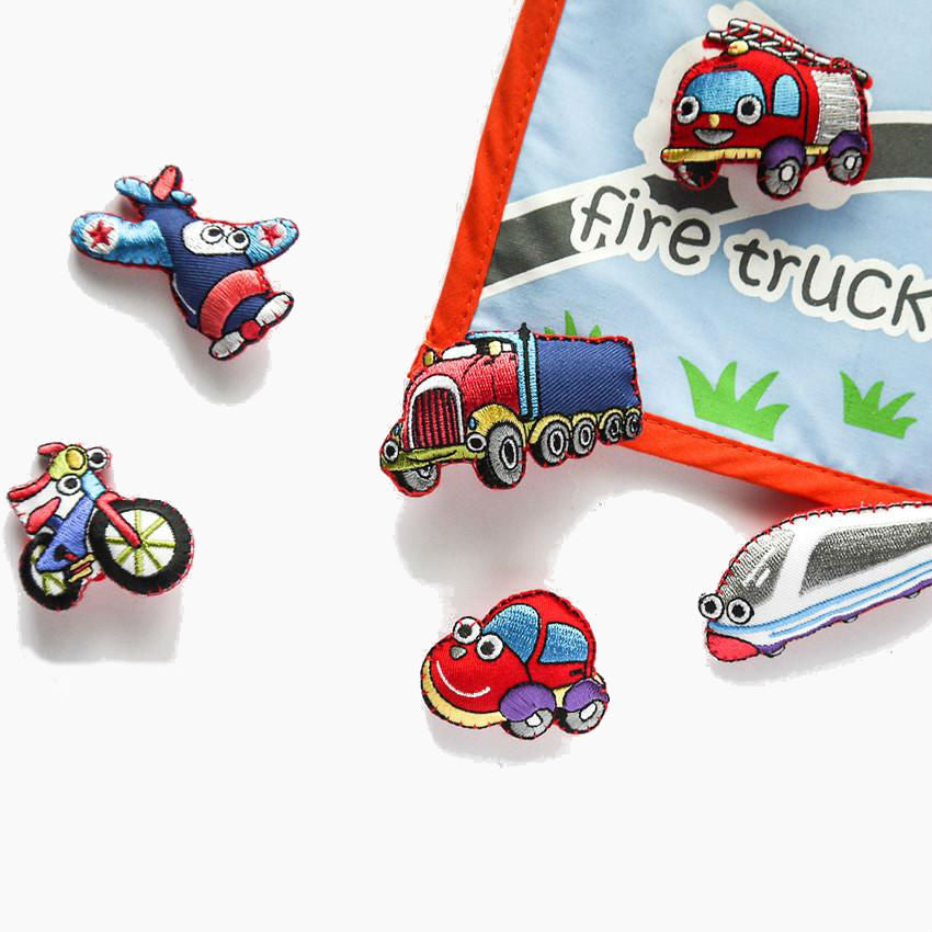 Felt Handmade Transportation/ Vehicles Learning Wall Chart / Hanging play mat set