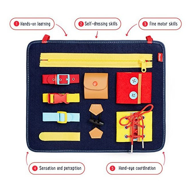 Practical Life Skills Busy Bag Montessori Toy Toddler Early Years