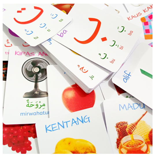 Arabic Huruf Hijayah 40 Flashcards with fathah kasrah dammah