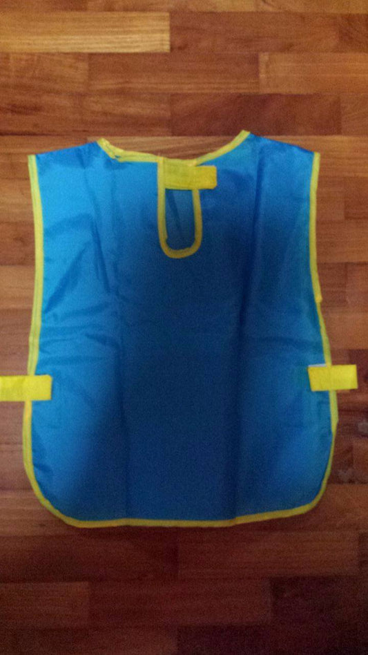 Plastic Apron for Art & Craft - Pull on Toddler Size  - BLUE - RightToLearn.com.sg
 - 1