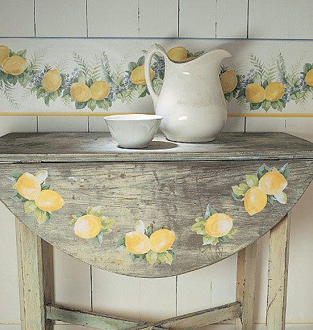 Wallies Decor - 25 Fresh Lemons  - Wallpaper Cutouts - RightToLearn.com.sg
 - 1