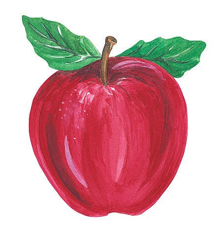Wallies Decor - Red Apples - Wallpaper Cutouts - RightToLearn.com.sg
 - 1