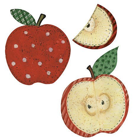 Wallies Decor - Susan Winget Apples - Wallpaper Cutouts - RightToLearn.com.sg
 - 2