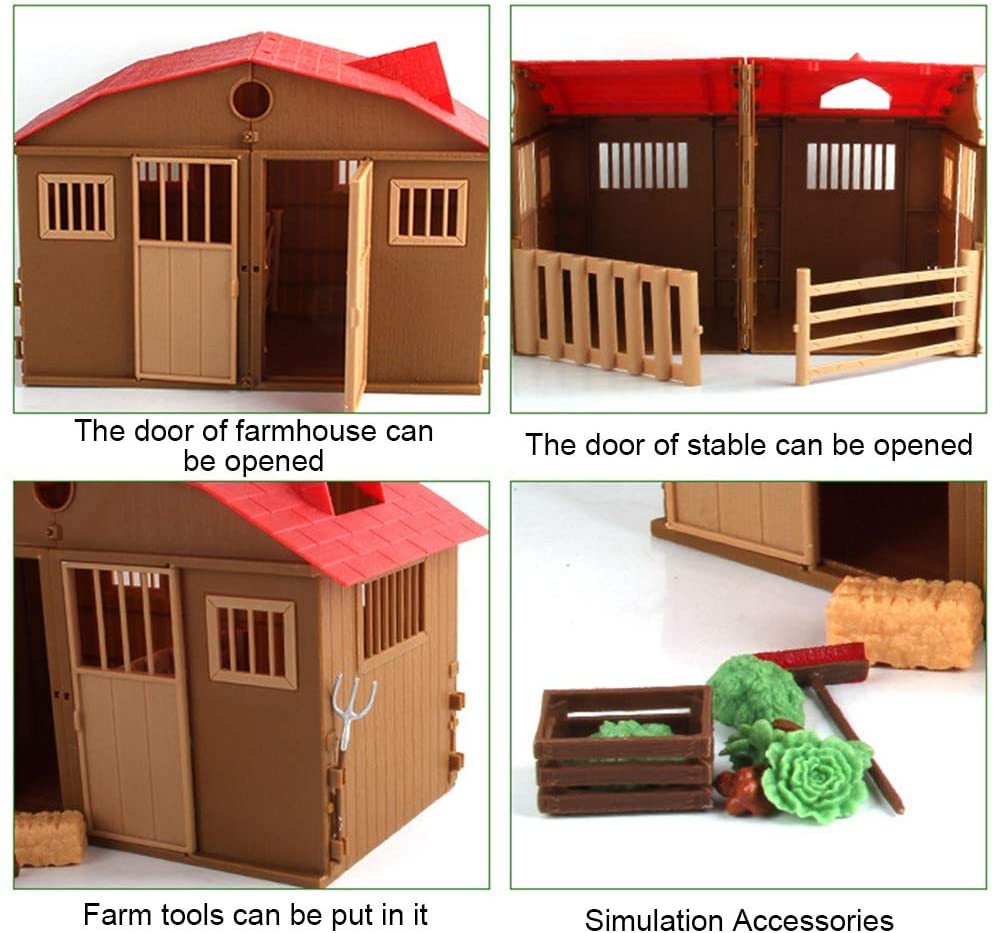 Montessori Grammar Series - Phonetic Farm series - Barn model display