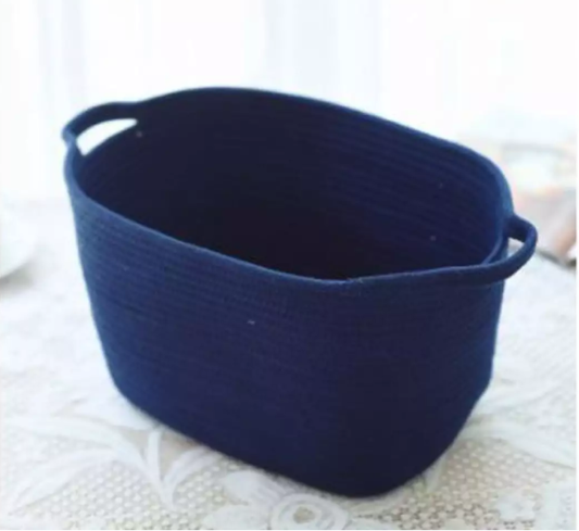 Nordic Style Cotton Handwoven Rope Storage Basket