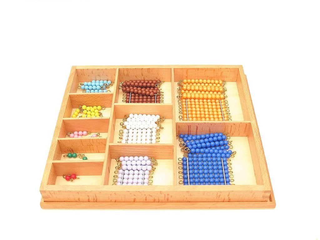 Montessori Short Bead Bars & Squares Material - Clearance