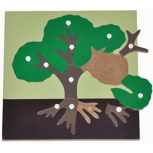 Wooden Knobbed Tree Puzzle - RightToLearn.com.sg
 - 1