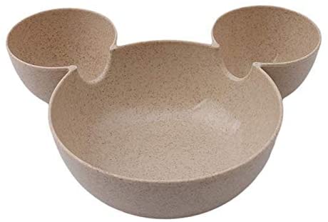 Mickey Mouse Shape Bowl with Three Compartments