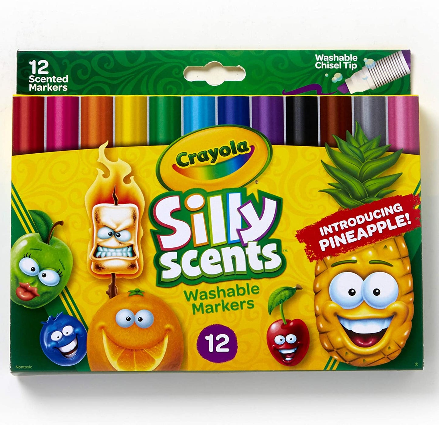 Crayola  - Silly Scents Scented Markers, Washable Markers, 12 Count