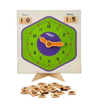 Wooden Clock with magnetic strips - Clearance