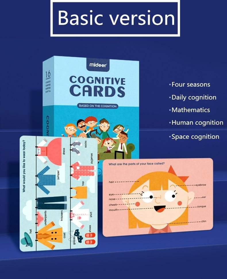 Mideer Educational Cognitive Cards