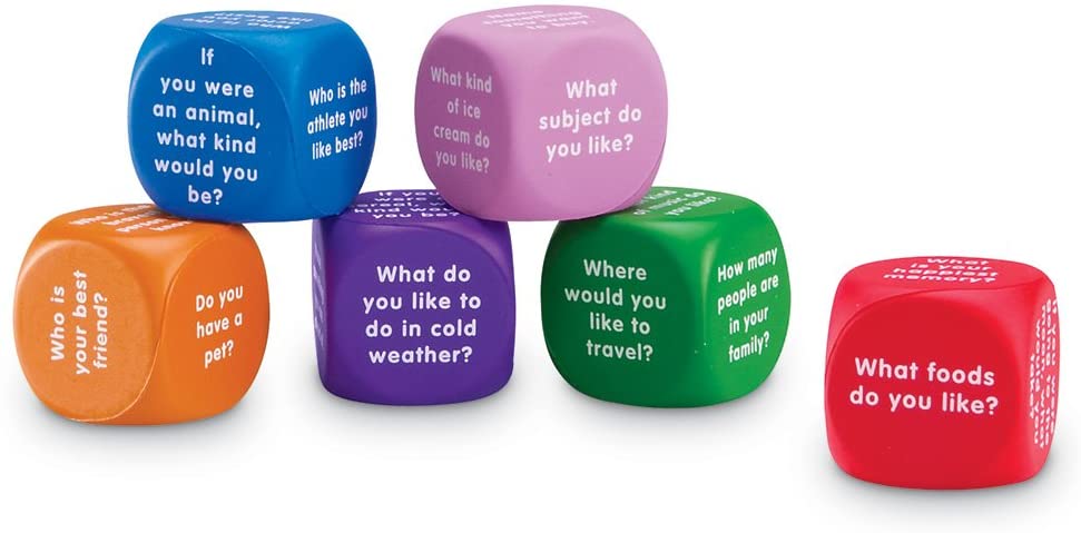 Learning Resources Conversation Cubes