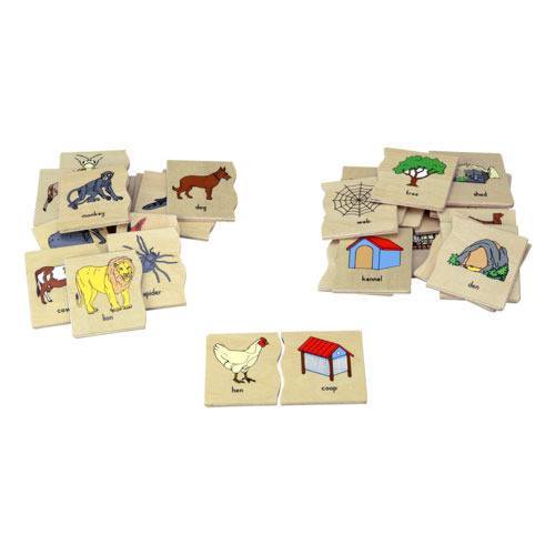 Animals and Home  - Find & Match Puzzle - RightToLearn.com.sg
 - 1