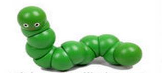 Wooden Caterpillar - Motor skills - Fidget Toy - RightToLearn.com.sg
