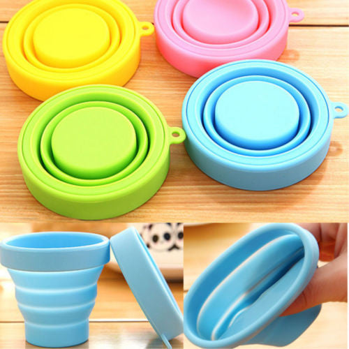 Silicone Drinking Collapsible Folding Cup