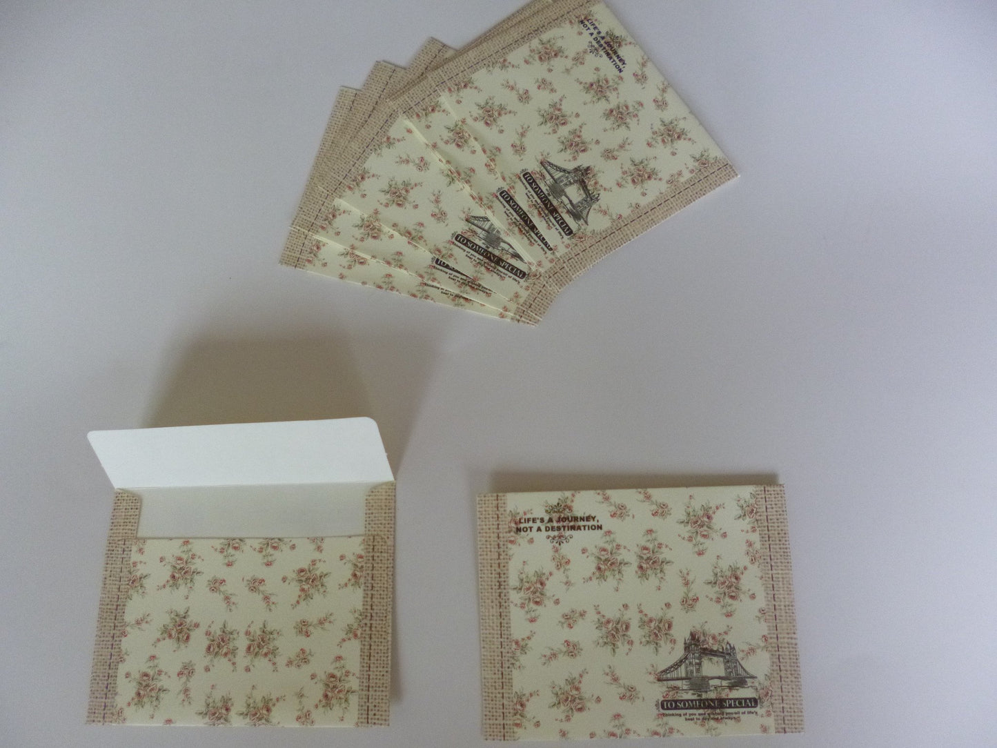 Mini Envelopes -Flowers Set of  10 x 4 designs - RightToLearn.com.sg
 - 3