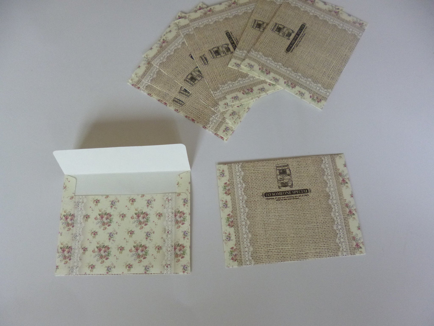 Mini Envelopes -Flowers Set of  10 x 4 designs - RightToLearn.com.sg
 - 5