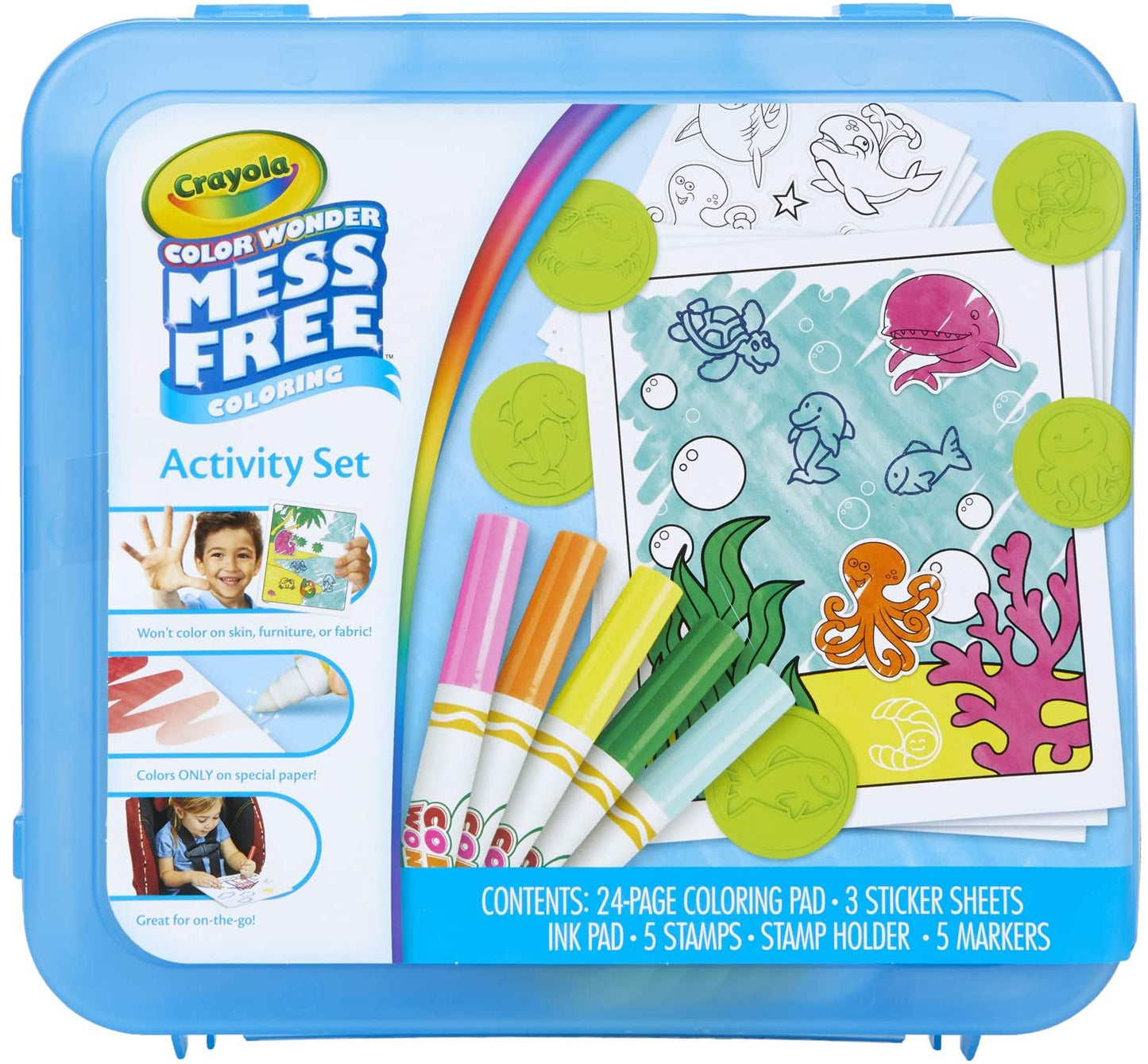 Crayola - Color Wonder Mess Free Art Kit - Coloring Activity Set, 30+Piece