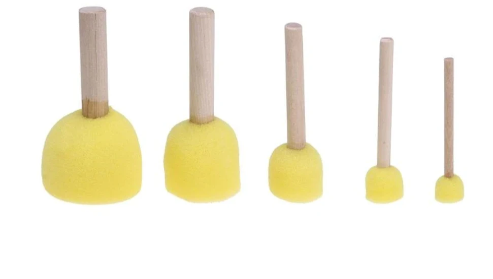 Art & Craft - 4 / 5pcs Toddlers Sponge Dabbers