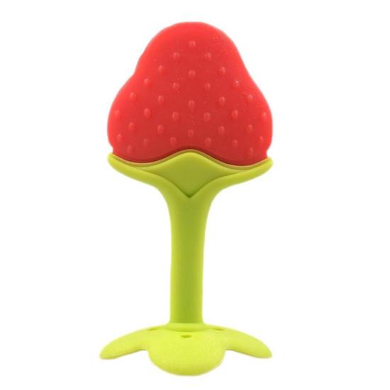 Infant - Fruit Shape Baby Teether Teething Toys Food Grade Silicone Teether