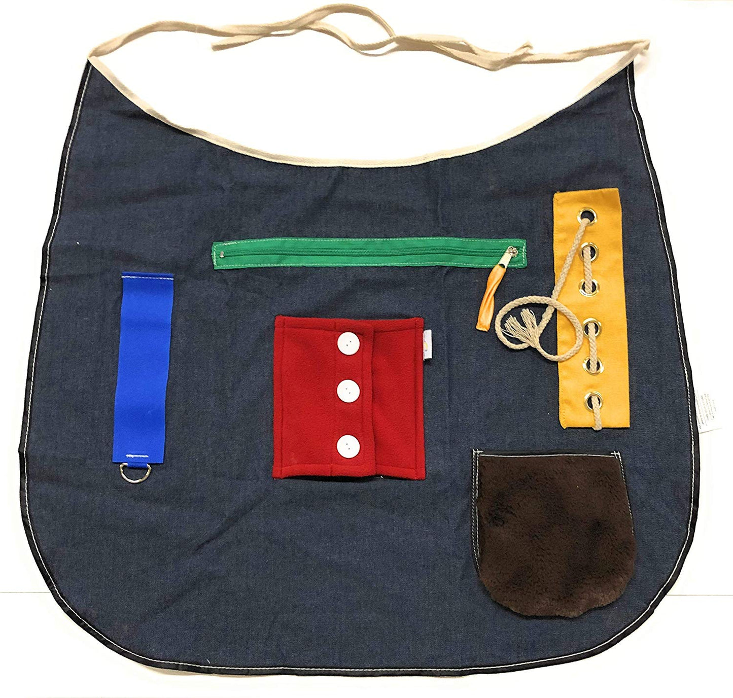 Ecovona - Special Needs Sensory Therapy Activity Apron (Adult Size) for Seniors & Adults