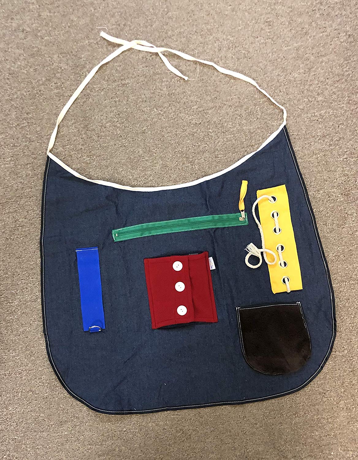 Ecovona - Special Needs Sensory Therapy Activity Apron (Adult Size) for Seniors & Adults