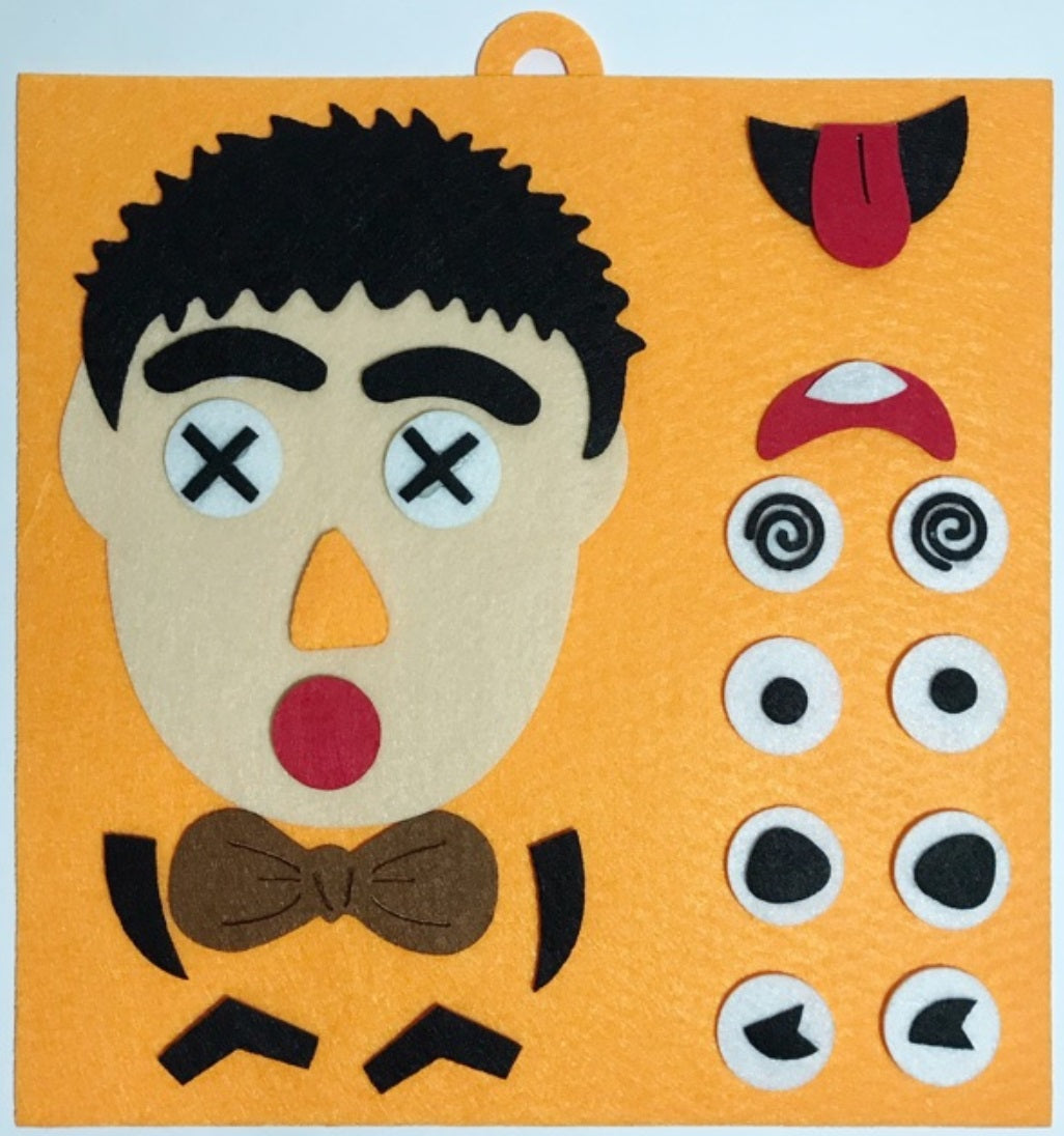 Felt Emotions Face - Facial expressions Activity