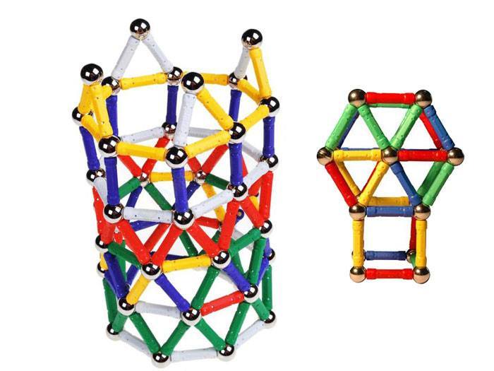 Magnetic Rookie Rods Magnetic Rods - 60 pcs Magnastix – RightToLearn.com.sg