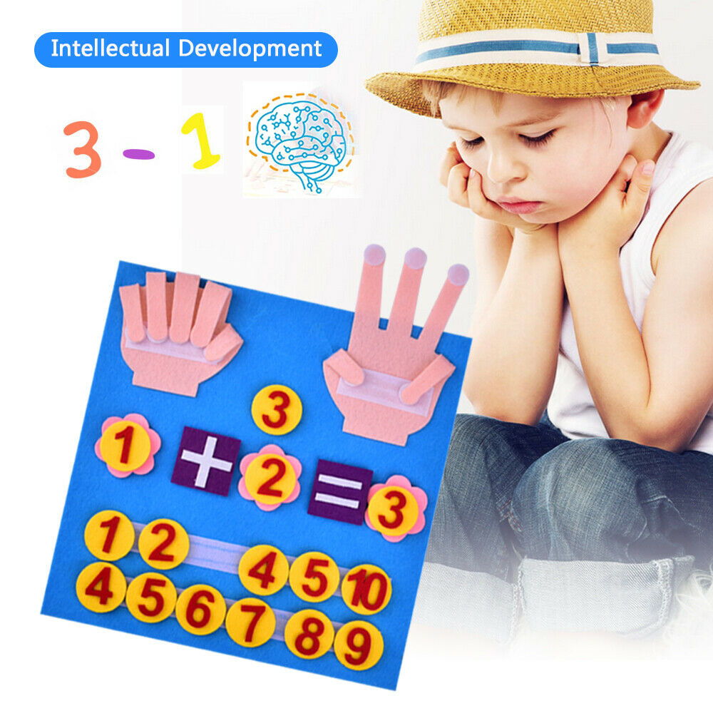 Mathematics - Felt Finger Counting Numbers – RightToLearn.com.sg