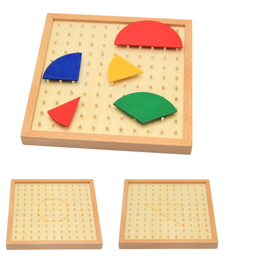 Montessori Geometric Board / Angles & fractions