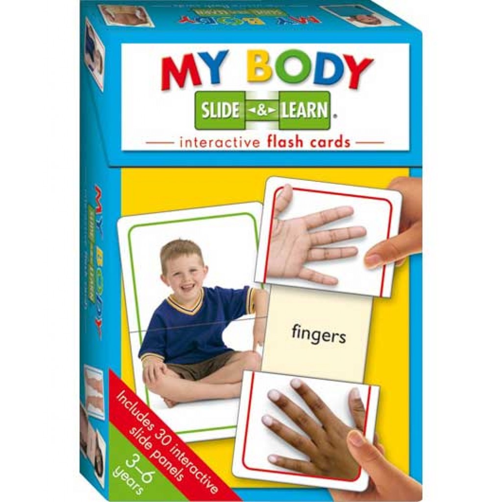 Slide & Learn Interactive Flash - My Body