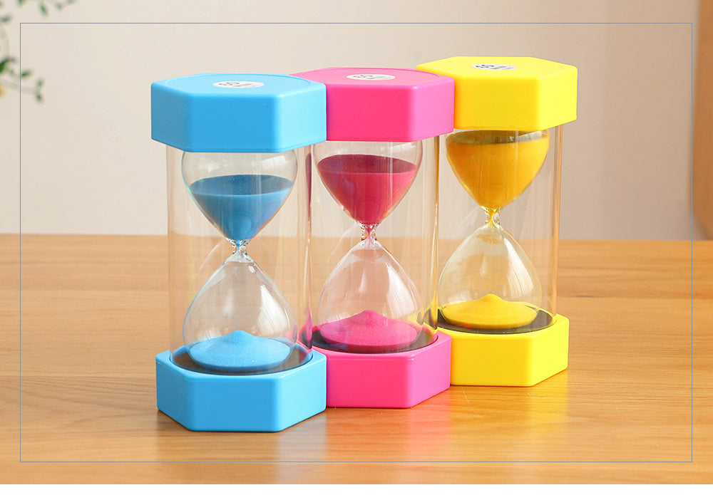 Hour glass Sand glass Timer for Kids Activity / Baking / Kitchen 1/2/3/5/10/15/ 30 /45/60 minutes