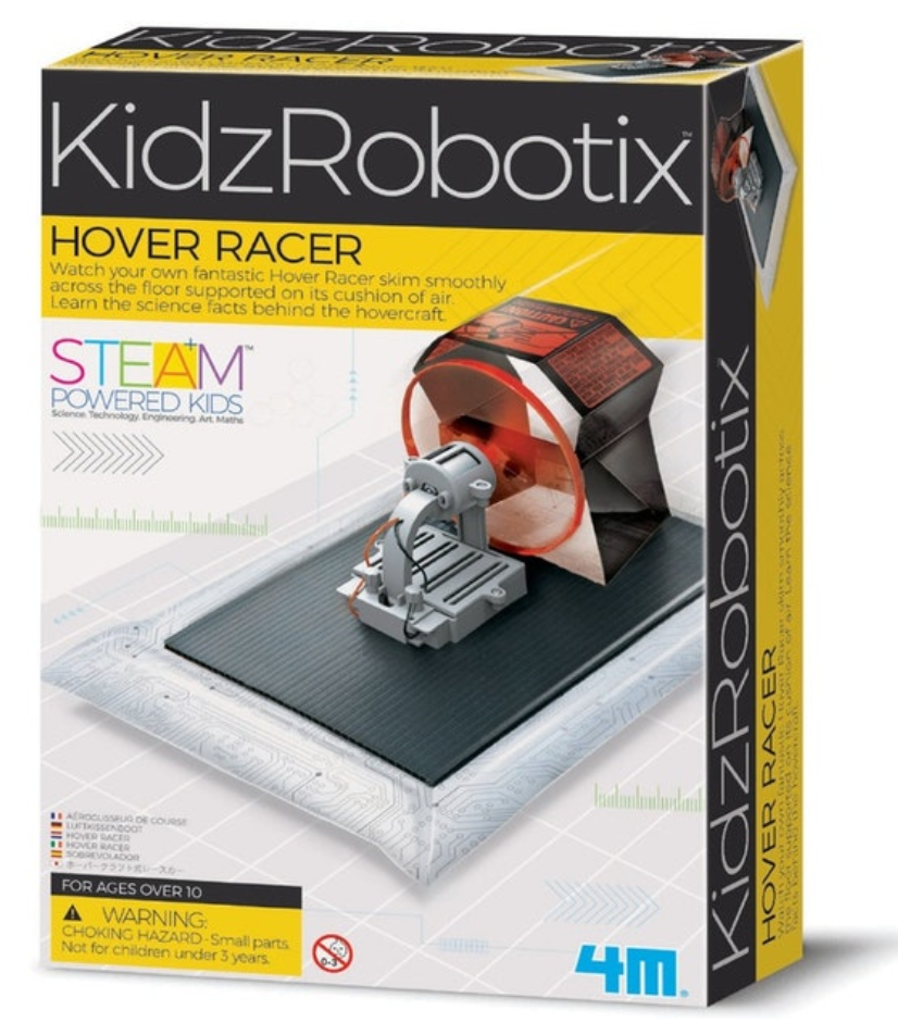 4M Kidz Robotix Hover Racer - Steam Powered - Science Experiment