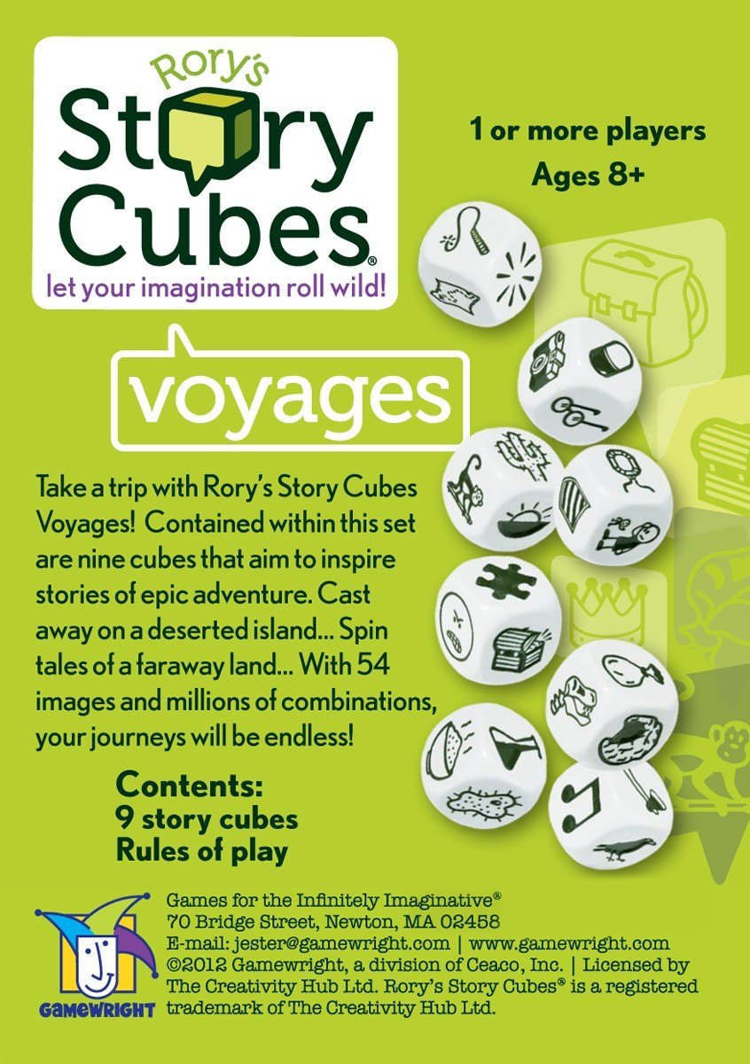 Gamewright - Rory's Story Cubes - Voyages - RightToLearn.com.sg
 - 2