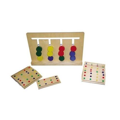 Wooden 4 colour I.Q. game - RightToLearn.com.sg
 - 4