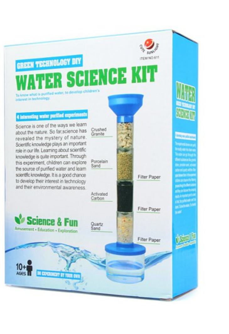 DIY - Science Experiment - Water Science KIt - Make Clean Water