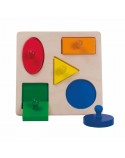 Basic Shapes - Toddler Knobbed Puzzle