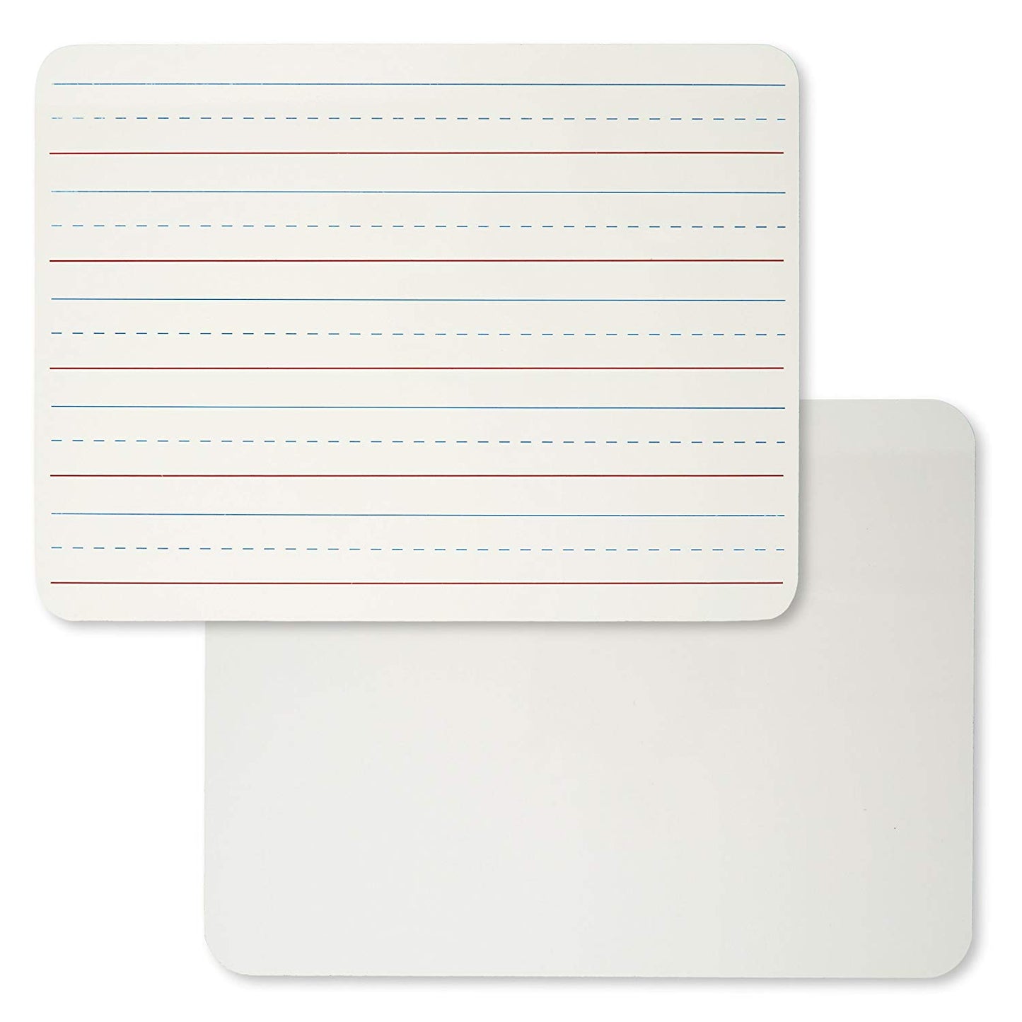 Reusable Dry Erase lap boards - Double sided White Board with lines /blank