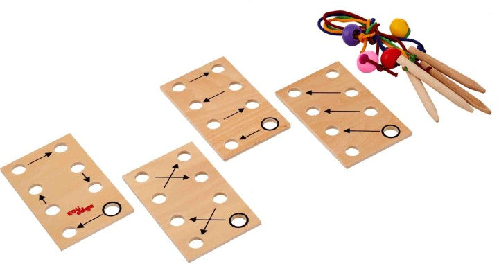 Wooden Lacing Boards -  Activity