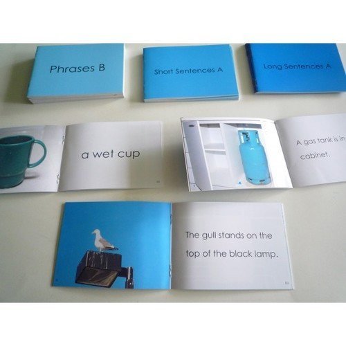 Montessori Blue Scheme - Phonetic Phrases & Sentences Booklets - RightToLearn.com.sg
 - 2