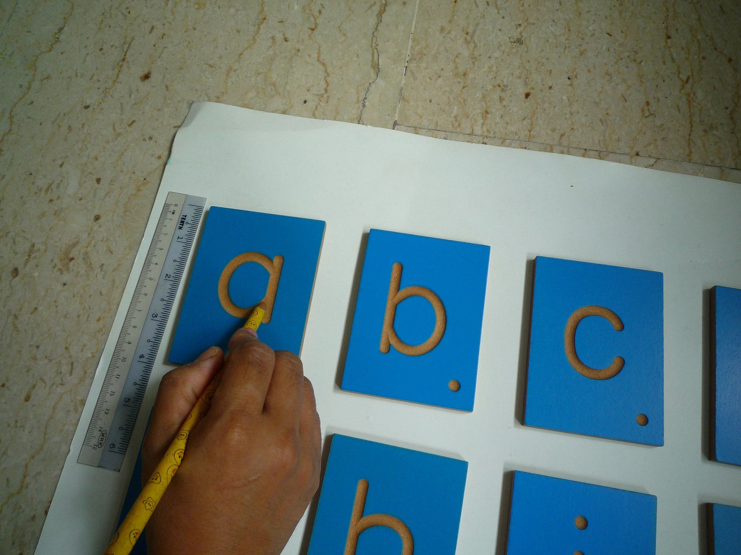 Montessori Letters/ Numbers/ Dots/ operation Symbols Tracing Tiles - RightToLearn.com.sg
 - 4