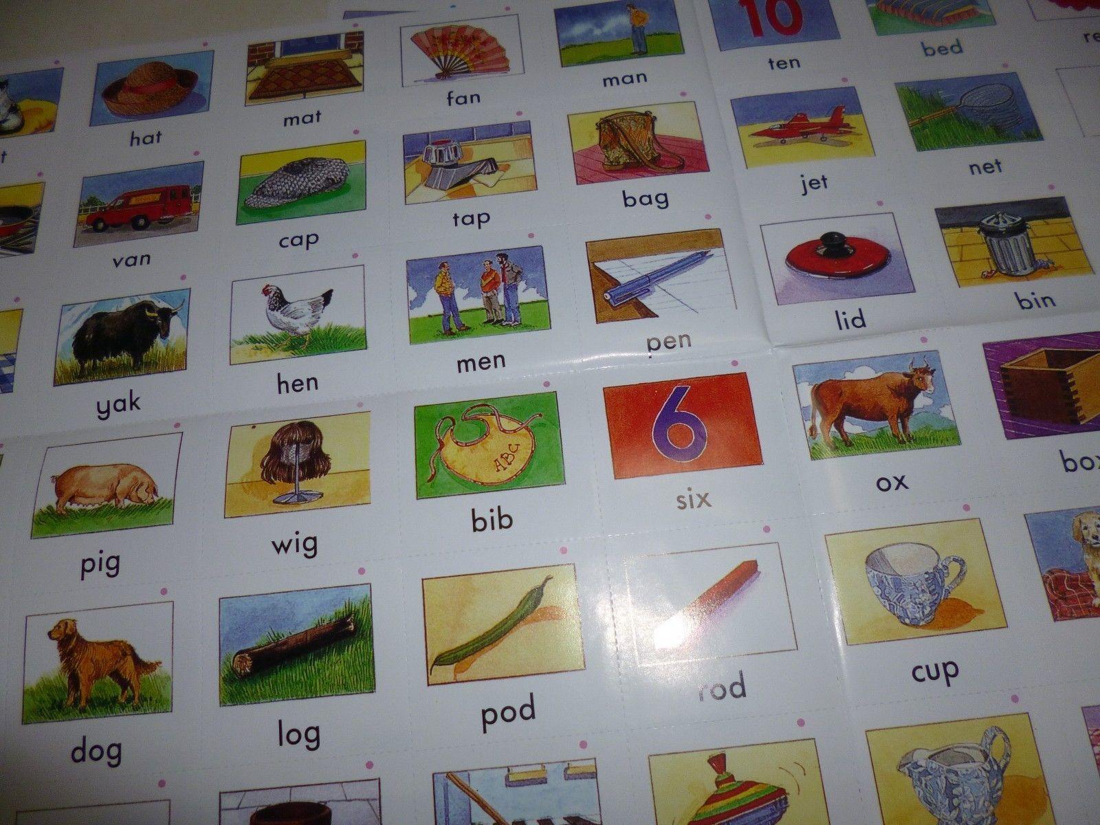 Montessori Phonics - Picture stamps for Pink , Blue & Green Picture Boxes - RightToLearn.com.sg
 - 3