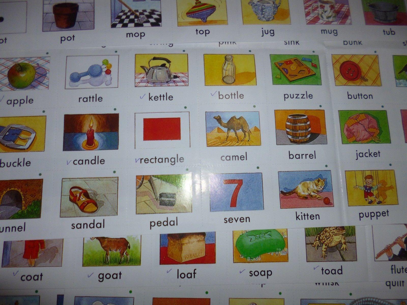 Montessori Phonics - Picture stamps for Pink , Blue & Green Picture Boxes - RightToLearn.com.sg
 - 4