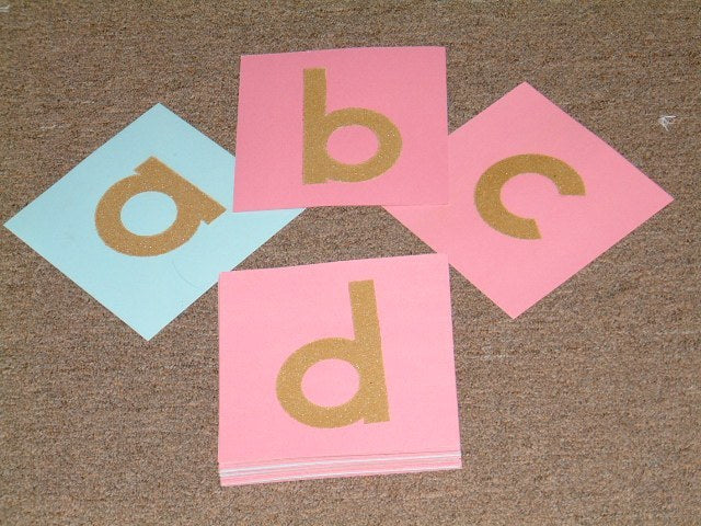 Sandpaper Alphabet - Lowercase Letters  - Mounted on Cards with box - RightToLearn.com.sg
 - 3