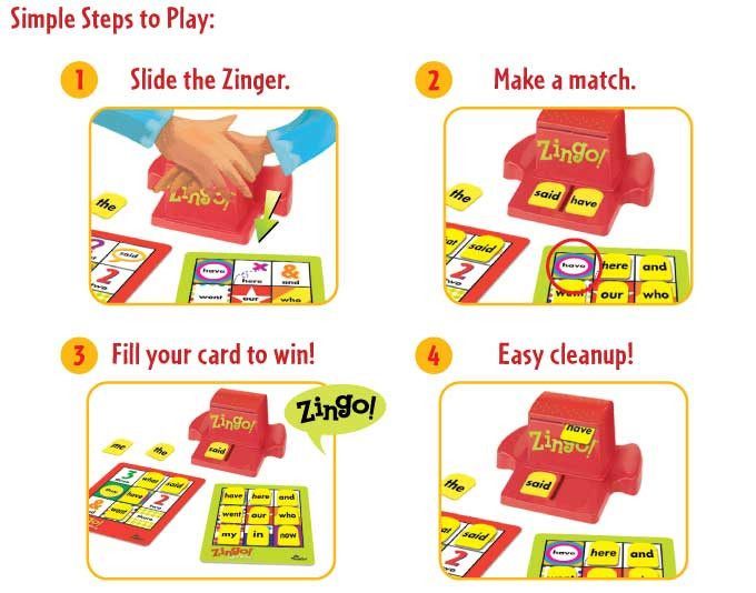 ThinkFun - ZINGO - Sight Words - RightToLearn.com.sg
 - 3